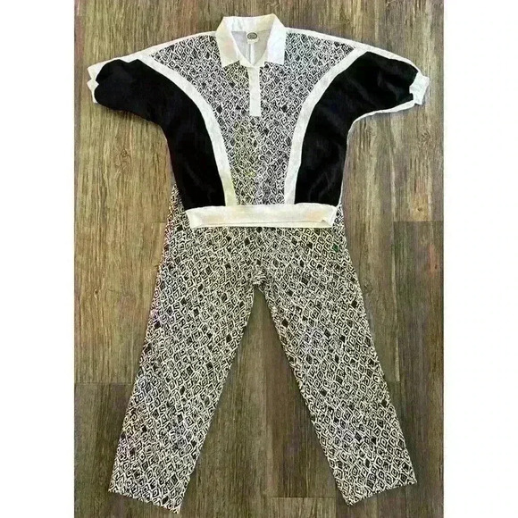 Picket and Post Le Chute Vtg 2-piece Pant Set Fits Like Modern Day Women’s Lg - Picture 1 of 16